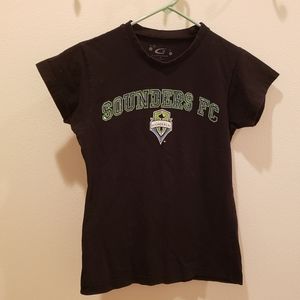 # 17 Montero Seattle Sounders Tshirt bling  logo size Sm G Sports